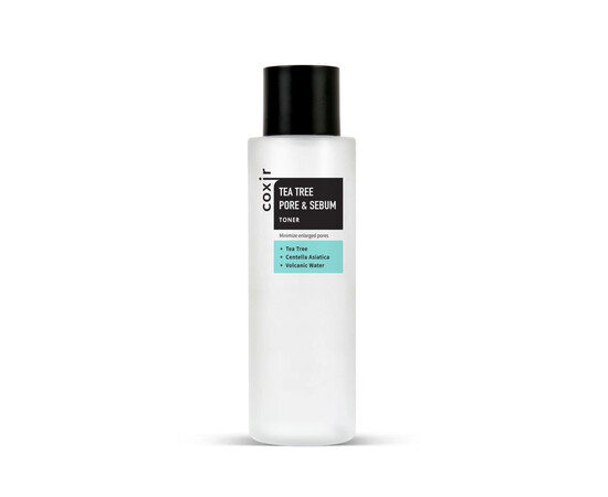 COXIR Tea Tree Pore Sebum Toner - Тонер с чайным деревом для сужения пор 150 мл, Объём: 150 мл