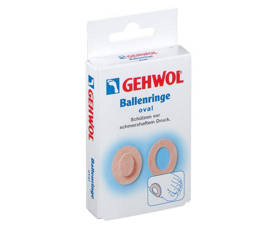Gehwol Ballenringe oval - Накладки кольцо овальные 6 шт.
