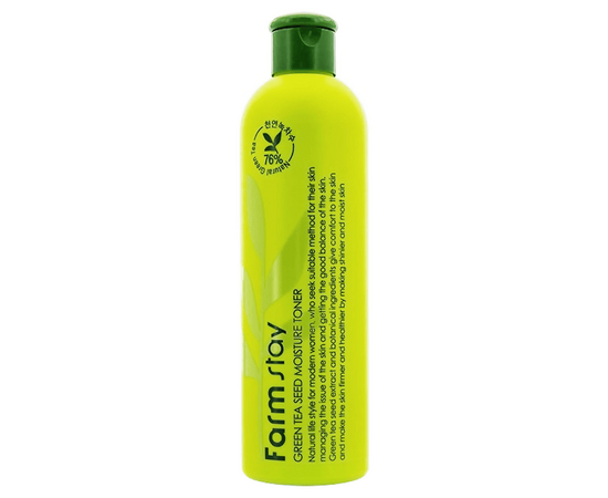 FarmStay Green Tea Seed Moisture Toner - Тонер увлажняющий с семенами зеленого чая 300 мл, Объём: 300 мл