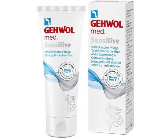 Gehwol Med Sensitive - Крем для чувствительной кожи стоп 125 мл, Объём: 125 мл
