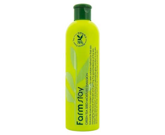 FarmStay Green Tea Seed Moisture Emulsion - Эмульсия увлажняющая с семенами зеленого чая 300 мл, Объём: 300 мл