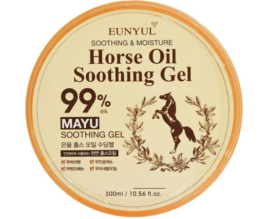 EUNYUL Horse Oil Soothing Gel - Успокаивающий гель с лошадиным маслом 300 мл, Объём: 300 мл