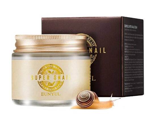 EUNYUL Super Snail Cream - Крем с муцином улитки 70 гр, Объём: 70 гр