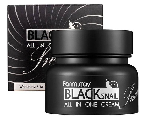 FarmStay Black Snail All In One Eye Cream - Крем для глаз с муцином черной улитки 50 мл, Объём: 50 мл