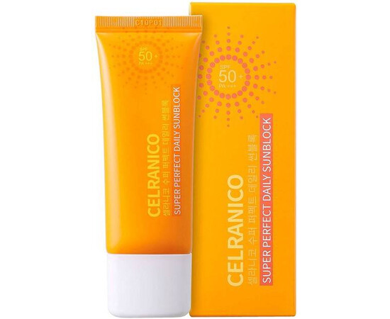 CELRANICO Super Perfect Daily Sunblock SPF50/Pa+++ - Солнцезащитный крем для лица SPF50/Pa+++ 40 мл, Объём: 40 мл