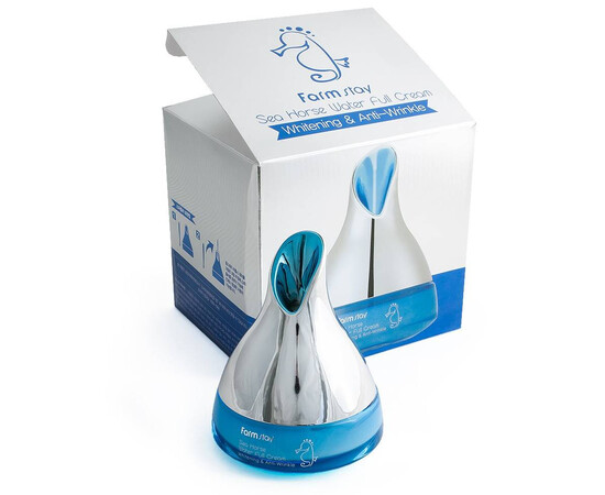 FarmStay Sea Horse Water Full Cream - Крем для лица увлажняющий с экстрактом морского конька 50 гр, Объём: 50 гр