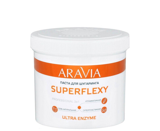 ARAVIA SUPERFLEXY Ultra Enzyme - Паста для шугаринга 750 гр, Объём: 750 гр