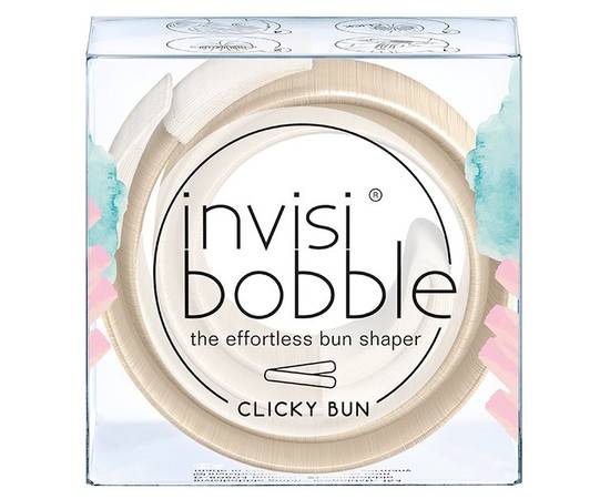 Invisibobble CLICKY BUN To Be Or Nude To Be - Заколка для идеального пучка бежевая (1 шт.)