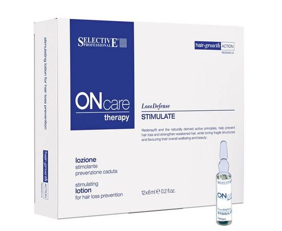 Selective Oncare Scalp Stimulate Lotion - Стимулирующий лосьон от выпадения волос 12 х 6 мл, Упаковка: 12 х 6 мл