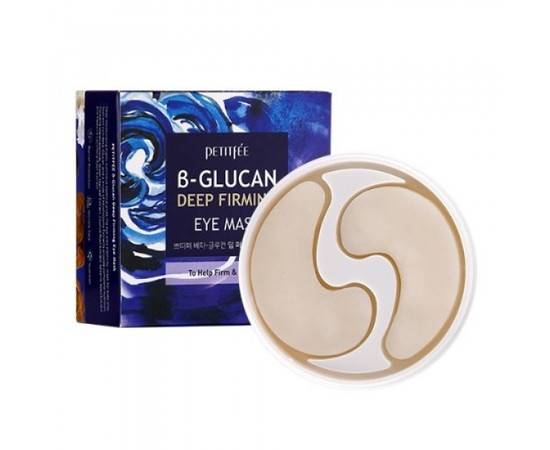 PETITFEE B-Glucan Deep Firming Eye Mask - Укрепляющие патчи для области вокруг глаз с бета-глюканом 70 гр