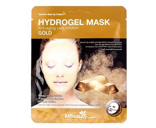 MBeauty Gold Hydrogel Mask - Антивозрастная гидрогелевая маска с золотом 25 гр, Объём: 25 гр