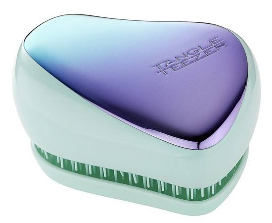 Tangle Teezer Compact Styler Petrol Blue Ombre - Компактная расческа для волос голубой/розовый, изображение 2