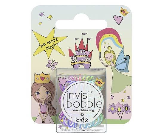 Invisibobble KIDS Magic Rainbow - Детская резинка для волос разноцветная с подвесом (3 шт.)