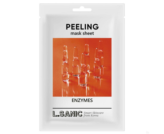 L.SANIC Enzymes Peeling Mask Sheet - Обновляющая тканевая маска с энзимами 25 мл, Объём: 25 мл