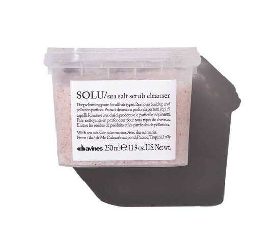 DAVINES SOLU Sea Salt Scrub Cleanser - Скраб с морской солью 250 мл
