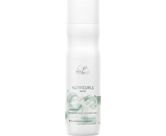 Wella NutriCurls Shampoo for Waves - No Sulfates Added - Бессульфатный шампунь для вьющихся волос 250 мл, Объём: 250 мл