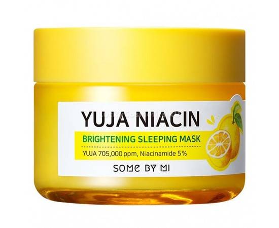 SOME BY MI Yuja Niacin 30 Days Miracle Brightening Sleeping Mask - Ночная маска для сияния кожи 60 мл, Объём: 60 мл