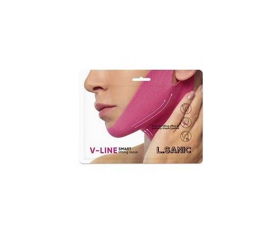 L.SANIC V-Line Smart Lifting Mask - Маска-бандаж для коррекции овала лица 11 гр, Объём: 11 гр