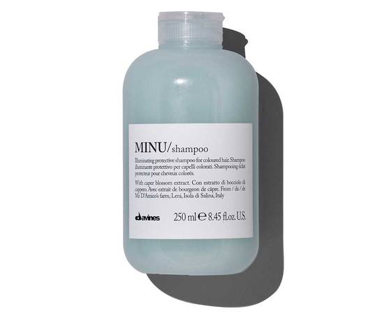 DAVINES MINU Shampoo - Защитный шампунь для сохранения косметического цвета волос 250 мл, Объём: 250 мл