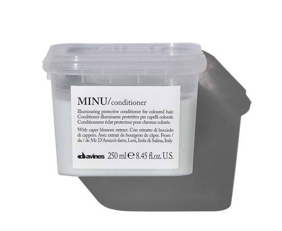 DAVINES MINU Conditioner - Защитный кондиционер для сохранения косметического цвета волос 250 мл, Объём: 250 мл