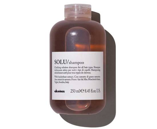 DAVINES SOLU Shampoo - Активно освежающий шампунь для глубокого очищения волос 250 мл, Объём: 250 мл
