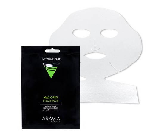 ARAVIA PRO REPAIR MASK Magic - Экспресс-маска восстанавливающая для проблемной кожи 1 шт., изображение 3