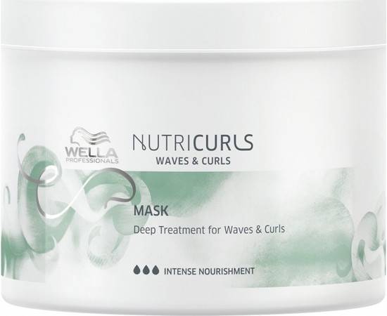 Wella NutriCurls Waves Curls Mask - Питательная маска для вьющихся и кудрявых волос 150 мл, Объём: 150 мл