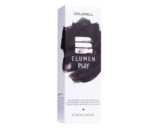 Goldwell Elumen Play @BLACK - Полуперманентный краситель (угольно-черный) 120 мл, изображение 2