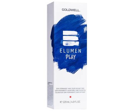 Goldwell Elumen Play @BLUE  - Полуперманентный краситель (морской синий) 120 мл, изображение 2