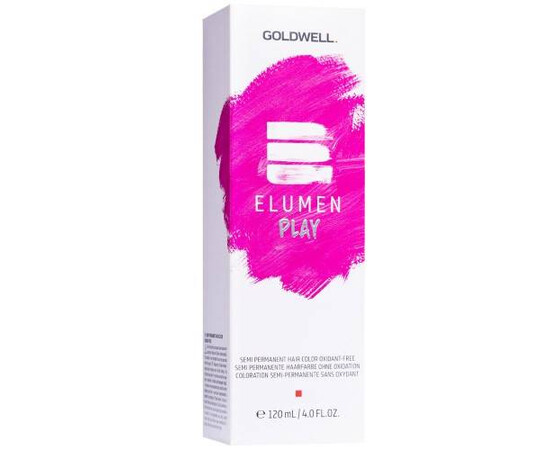 Goldwell Elumen Play @PINK - Полуперманентный краситель (ярко-розовый) 120 мл, изображение 2