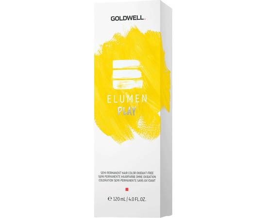 Goldwell Elumen Play @YELLOW - Полуперманентный краситель (солнечный желтый) 120 мл, изображение 2