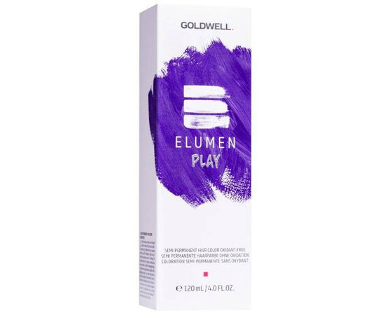 Goldwell Elumen Play @VIOLET - Полуперманентный краситель (таинственный фиолетовый) 120 мл, изображение 2