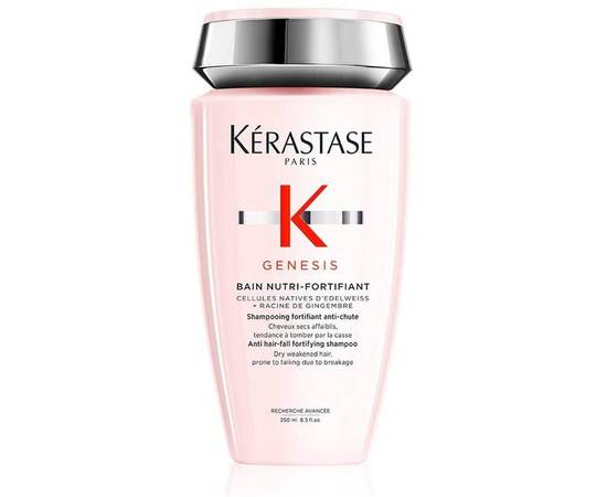 Kerastase Genesis Nutri-Fortifiant - Укрепляющий шампунь-ванна для сухих ослабленных и склонных к выпадению волос 250 мл, Объём: 250 мл