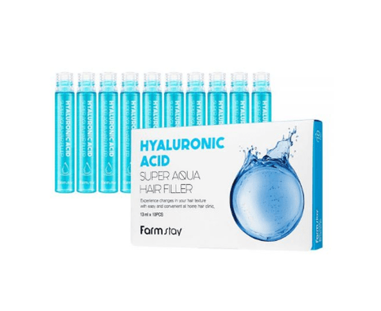 FarmStay Hyaluronic Acid Super Aqua Hair Filler - Суперувлажняющий филлер для волос с гиалуроновой кислотой 120 мл, Объём: 120 мл