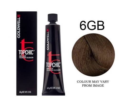 Goldwell Topchic 6GB - темный золотисто-коричневый блондин 60 мл (тюбик), Объём: 60 мл (тюбик)