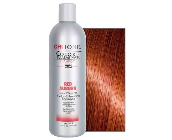 Chi Ionic Color Illuminate Shampoo Red Auburn - Шампунь оттеночный Красный Каштан 739 мл, Объём: 739 мл