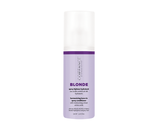 Coiffance Blonde Spray Biphase - Двухфазный увлажняющий спрей для светлых, обесцвеченных и седых волос 150 мл, Объём: 150 мл