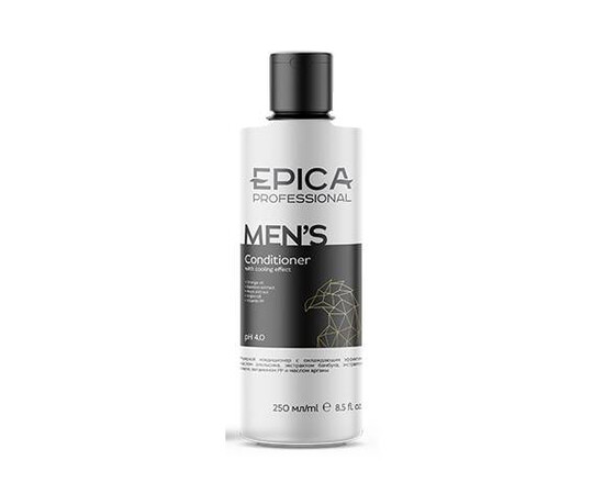 Epica Professional Men's Conditioner - Мужской кондиционер, с охлаждающим эффектом 250 мл, Объём: 250 мл