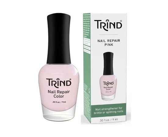 TRIND Nail Repair Color Pink- Укрепитель ногтей розовый 9 мл, Объём: 9 мл