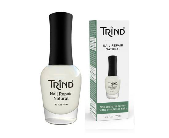 TRIND Nail Repair Natural - Укрепитель ногтей (натуральный) 9 мл, Объём: 9 мл