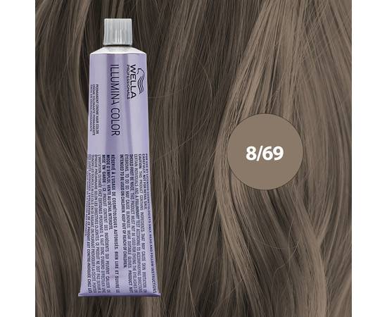 Wella Professional Illumina Color 8/69 светло-фиолетовый пепельный блонд 60 мл