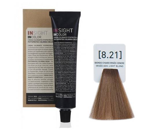 INSIGHT Incolor 8.21 Irisee ASH, Light Blond - Перламутрово-пепельный светлый блондин 100 мл