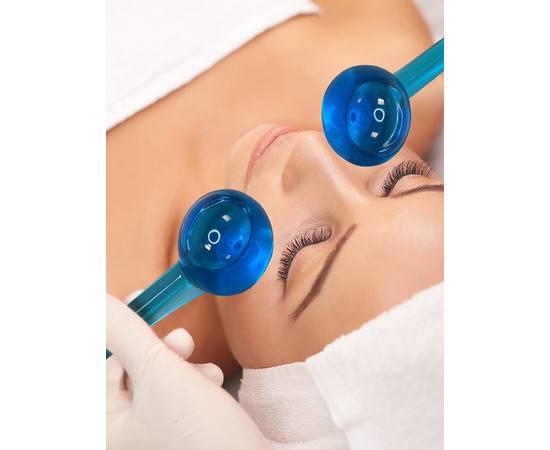 Inspira Mykonos Blue Cooling Massage Tools  - Охлаждающие шарики для массажа 2 шт, Упаковка: 2 шт, изображение 2