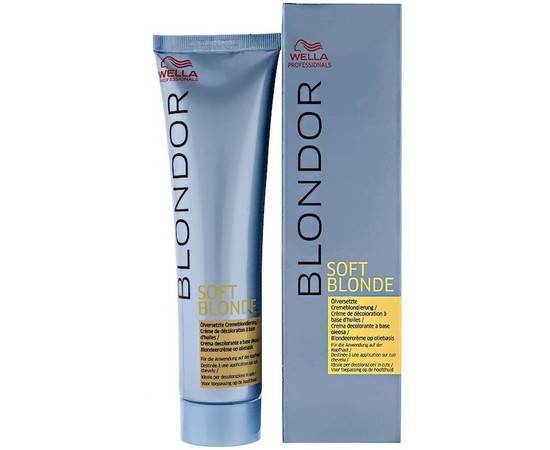 Wella Blondor Soft Blonde Oil Mixed Cream Lightener - Мягкий крем для блондирования 200 мл, Объём: 200 мл