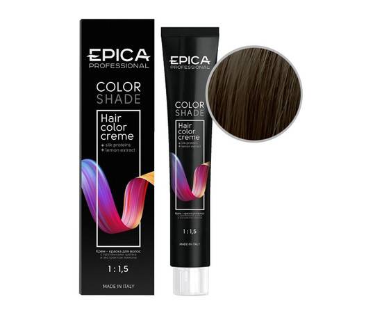 EPICA Professional Color Shade  ASH 6.1 - Крем-краска темно-русый пепельный 100 мл