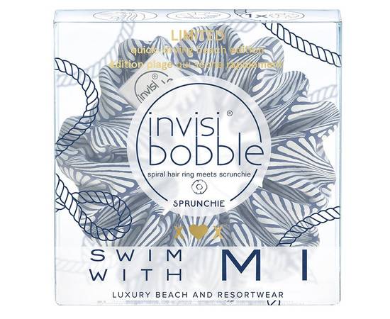 Invisibobble SPRUNCHIE Santorini Pack Your Bikini - бархатная резинка для волос голубой (1 шт.)