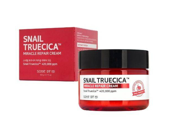 SOME BY MI Snail Truecica Miracle Repair Cream - Крем с муцином улитки и комплексом растительных экстрактов 60 гр, Объём: 60 гр