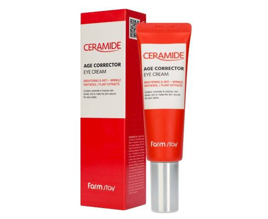 FarmStay Ceramide Age Corrector Eye Сream - Крем для молодости кожи вокруг глаз с керамидами и растительными экстрактами 50 мл, Объём: 50 мл