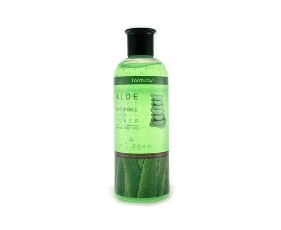 FarmStay Aloe Visible Difference Fresh Toner - Тонер освежающий с экстрактом алоэ 350 мл, Объём: 350 мл