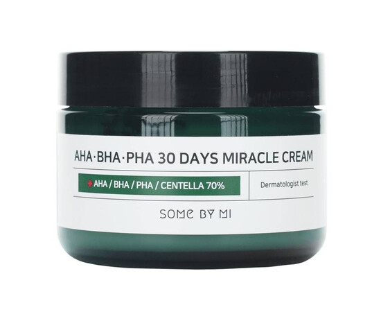SOME BY MI AHA-BHA-PHA 30 Days Miracle Cream - Крем с AHA/BHA/PHA кислотами для проблемной кожи 60 гр, Объём: 60 гр
